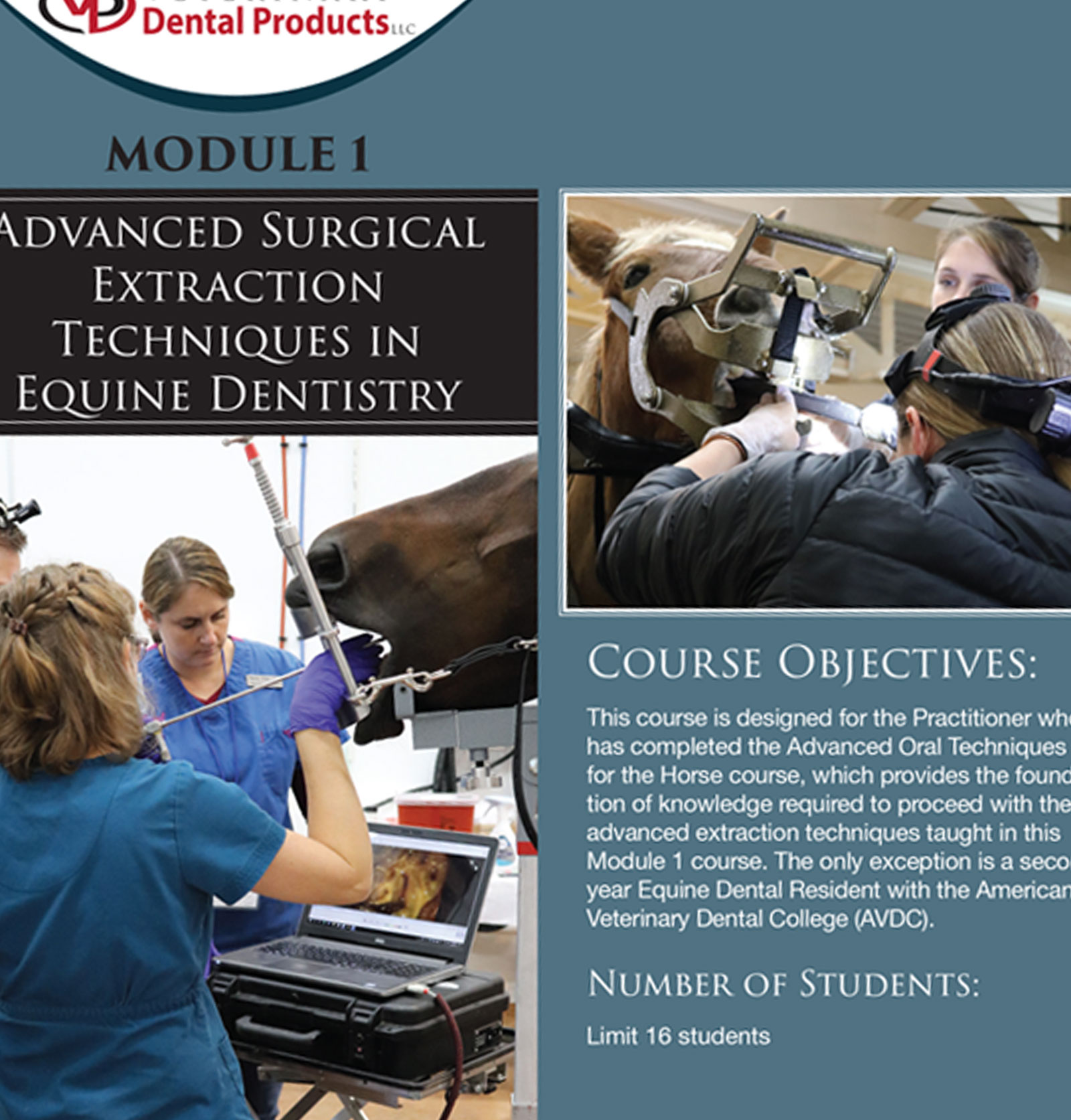 MAI Animal Health equine wet lab brochure